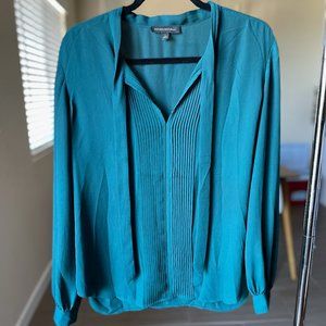Banana Republic Blouse Long Sleeve Green Large